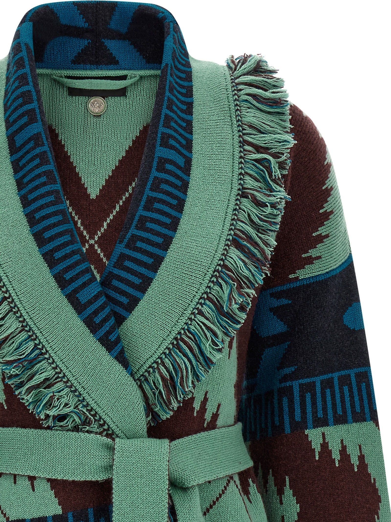 Alanui Icon Cardigan Gold