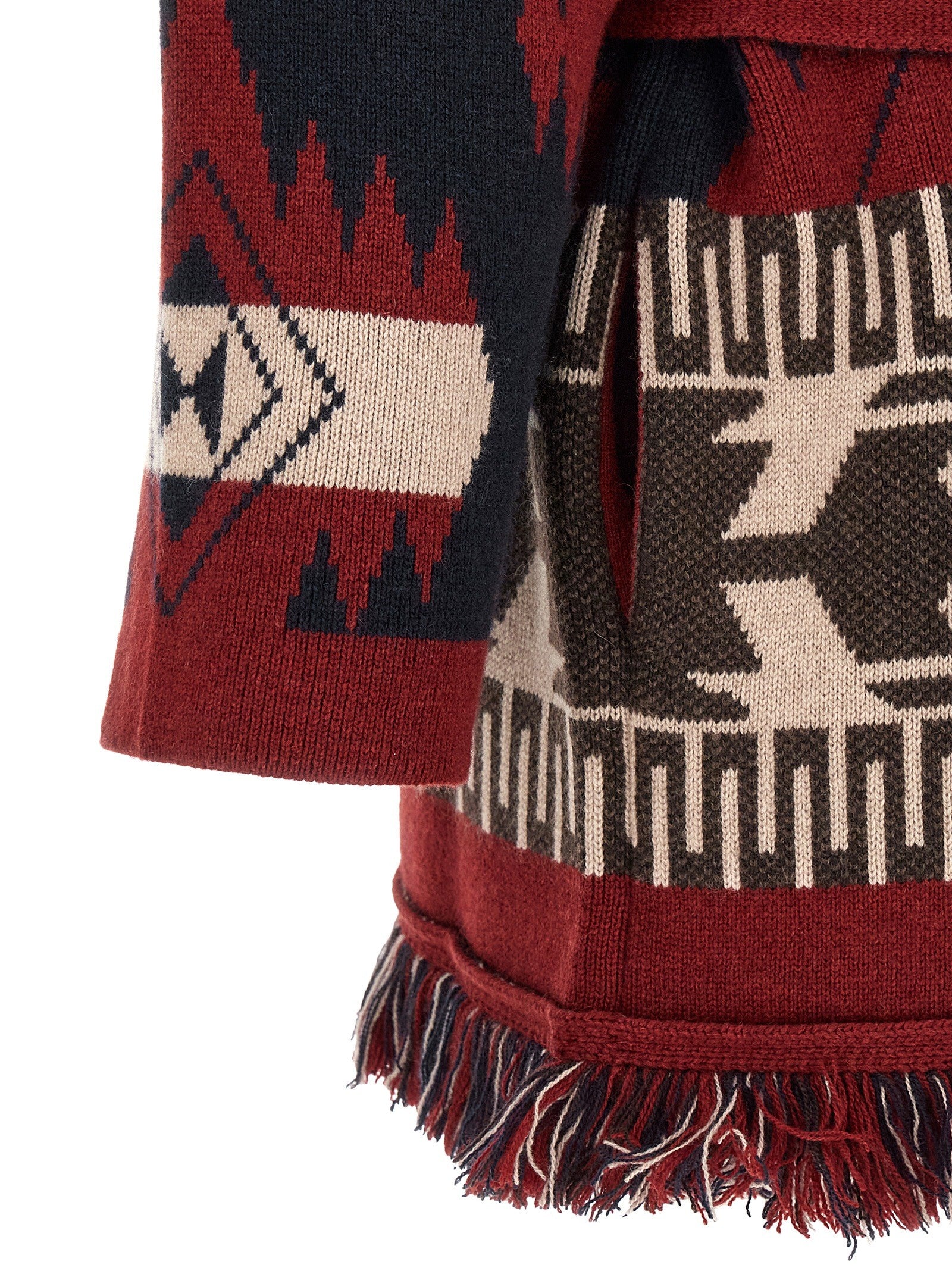 Alanui Icon Cardigan Red