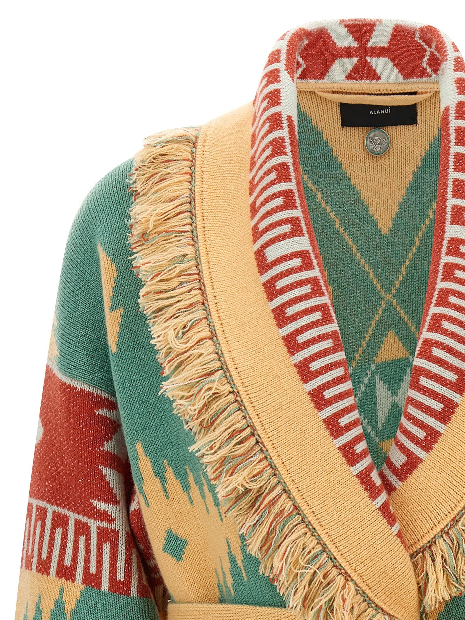 Alanui Icon Cardigan Gold