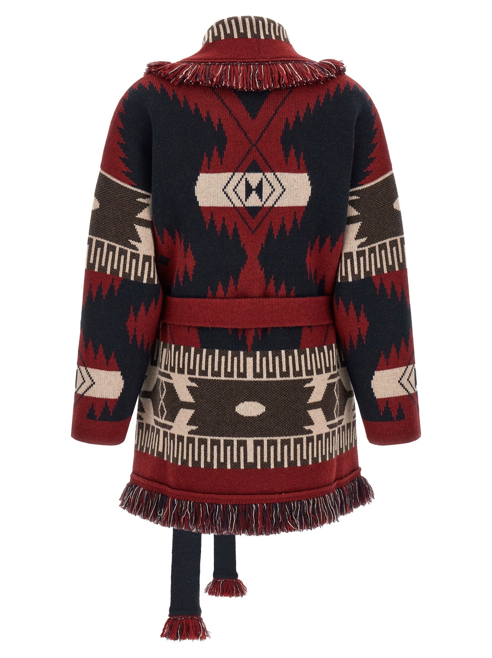 Alanui Icon Cardigan Red
