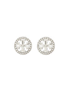 Tory Burch Women's Icon Earrings Silver