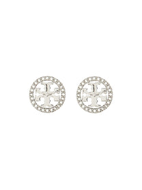 Tory Burch Women's Icon Earrings Silver