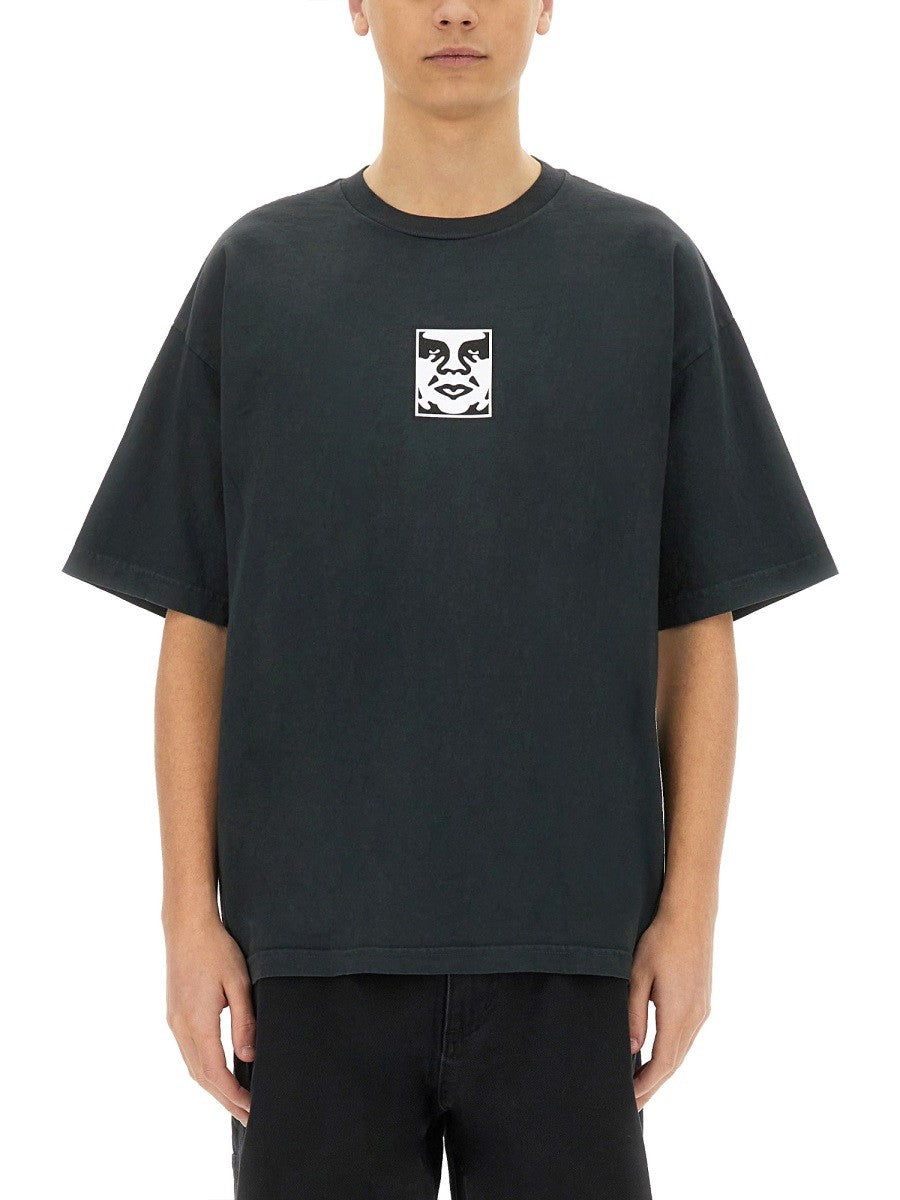 Obey Men's Icon Face Shirt Black Obey