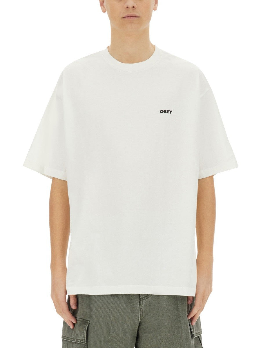 Obey Men's Icon Face Shirt White Obey