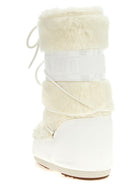 Moon Boot Icon Faux Fur Boots White