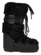 Moon Boot Icon Faux Fur Boots Black