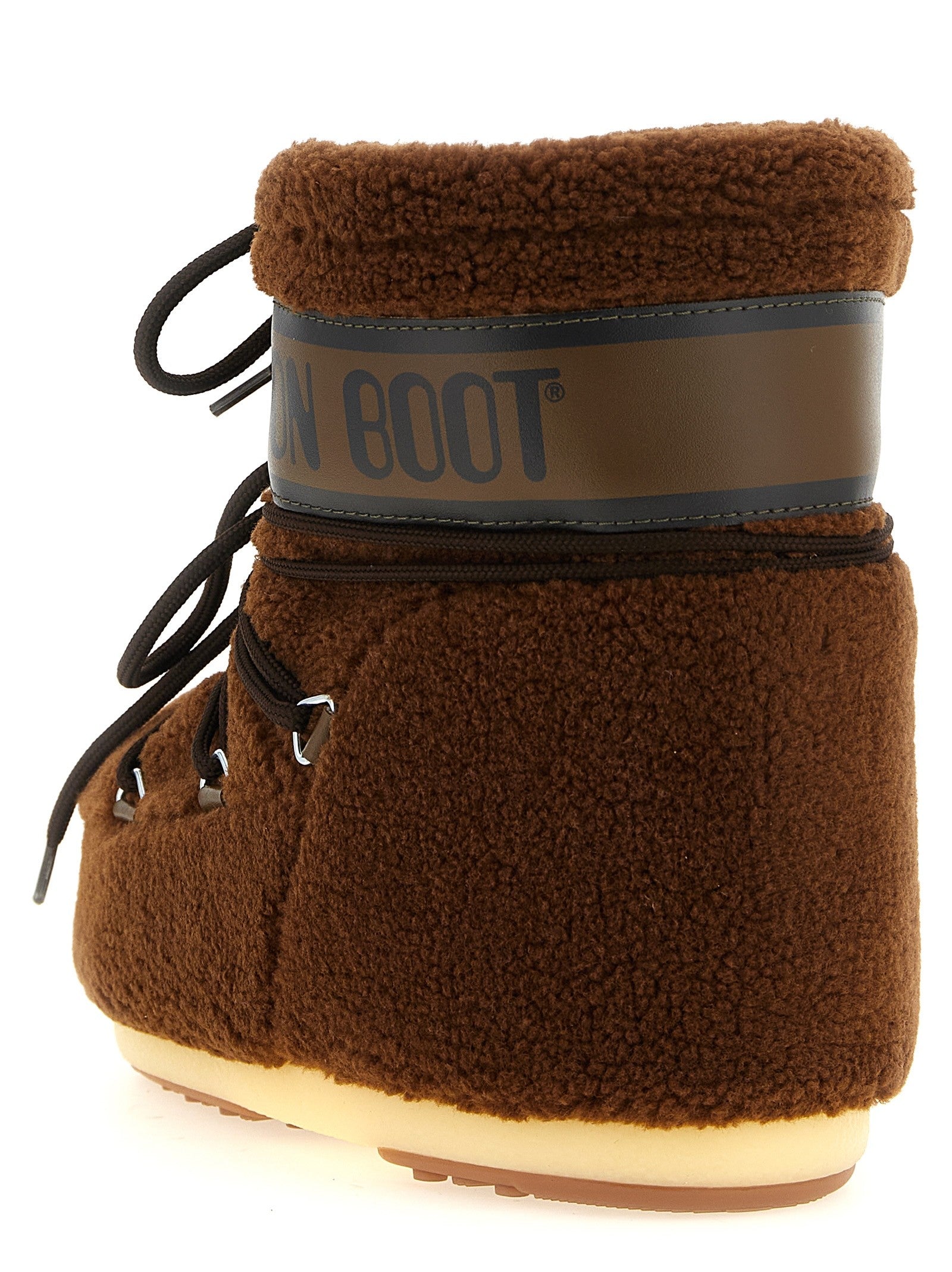 Moon Boot Icon Low Fleece Ankle Boots Brown