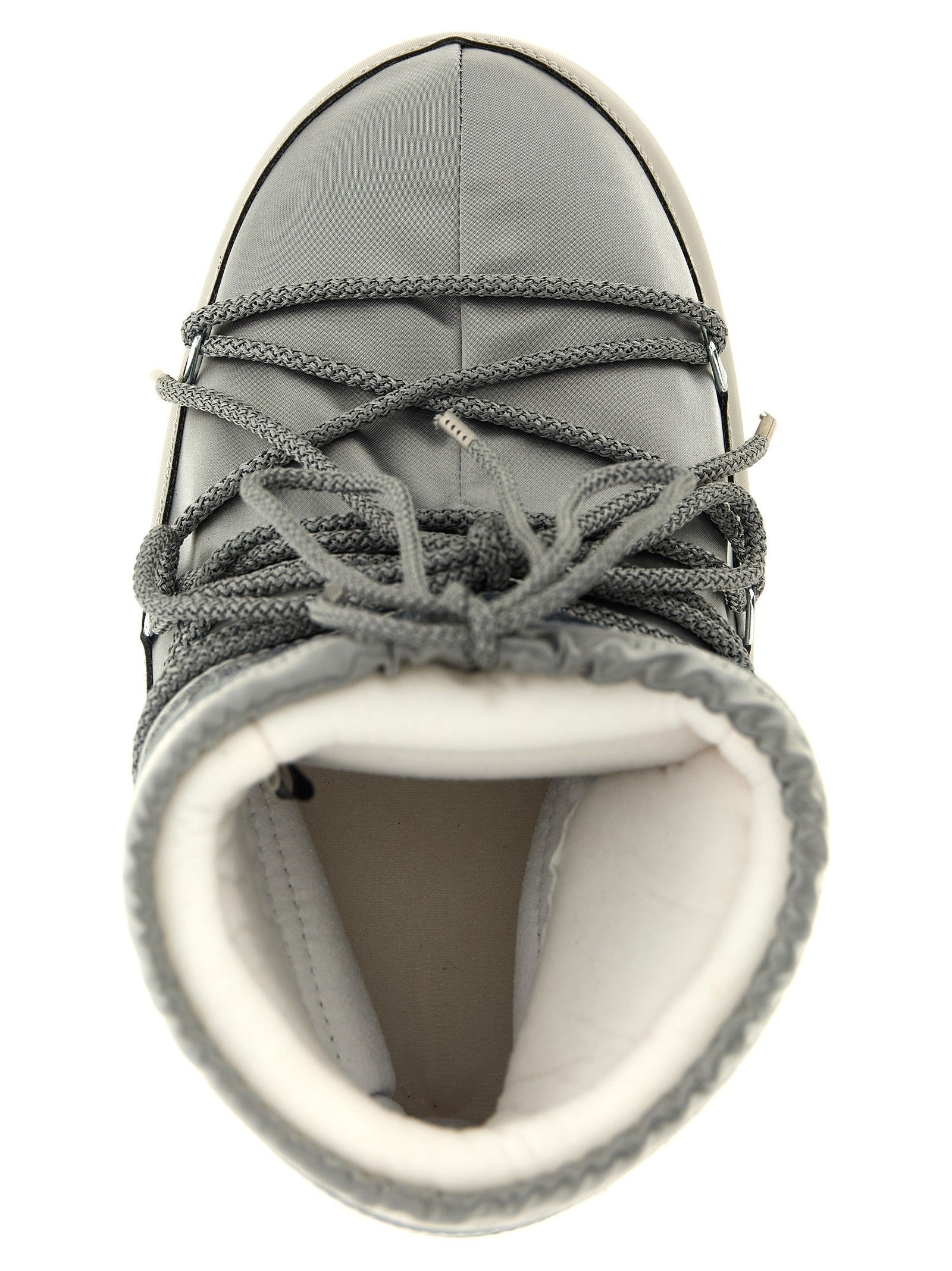 Moon Boot Icon Low Glance Ankle Boots Silver