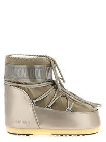 Moon Boot Icon Low Glance Ankle Boots Gold