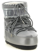 Moon Boot Icon Low Glance Ankle Boots Silver