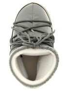 Moon Boot Icon Low Glance Ankle Boots Silver