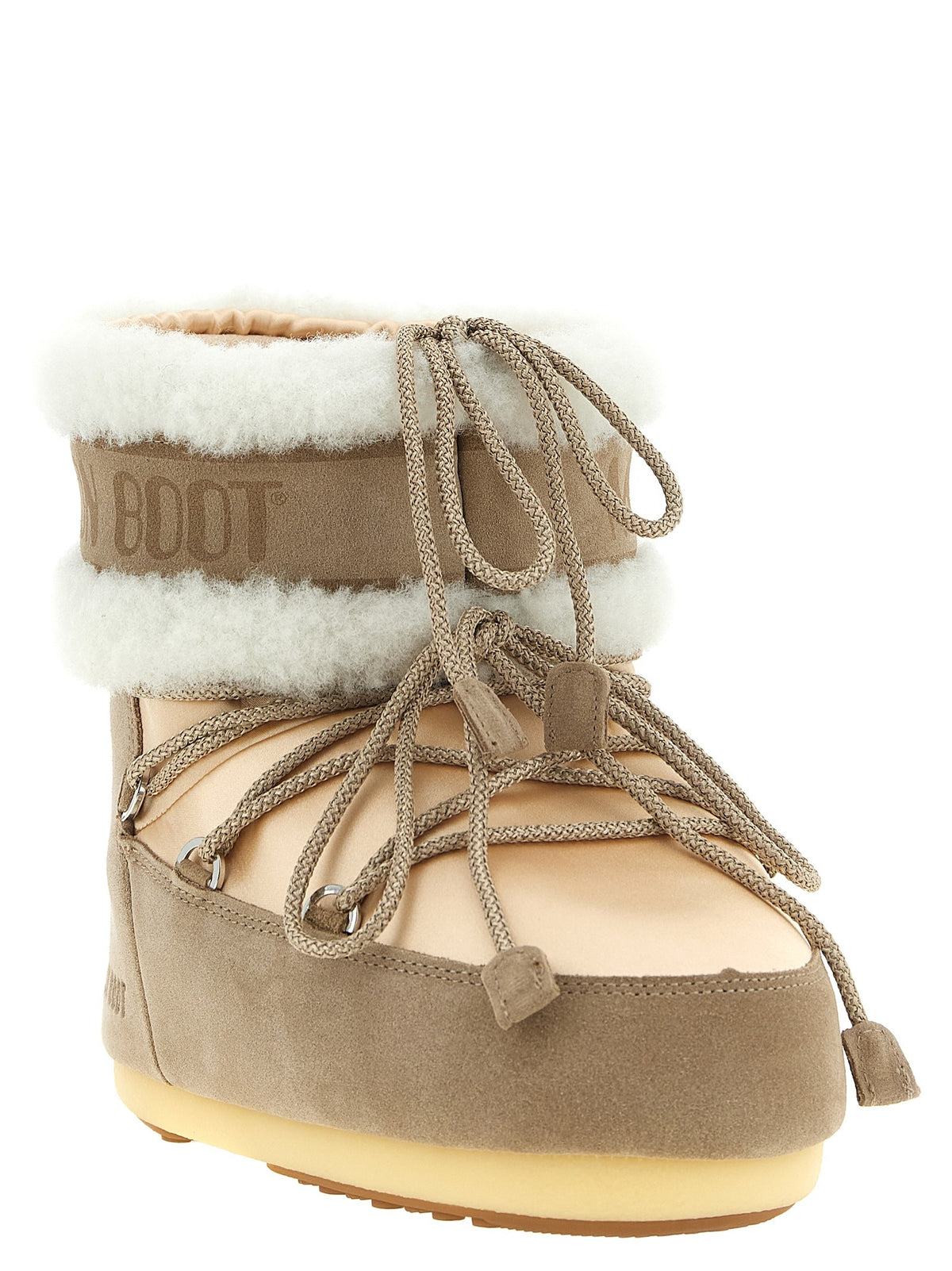 Moon Boot Icon Low Pearly Plus Ankle Boots Beige