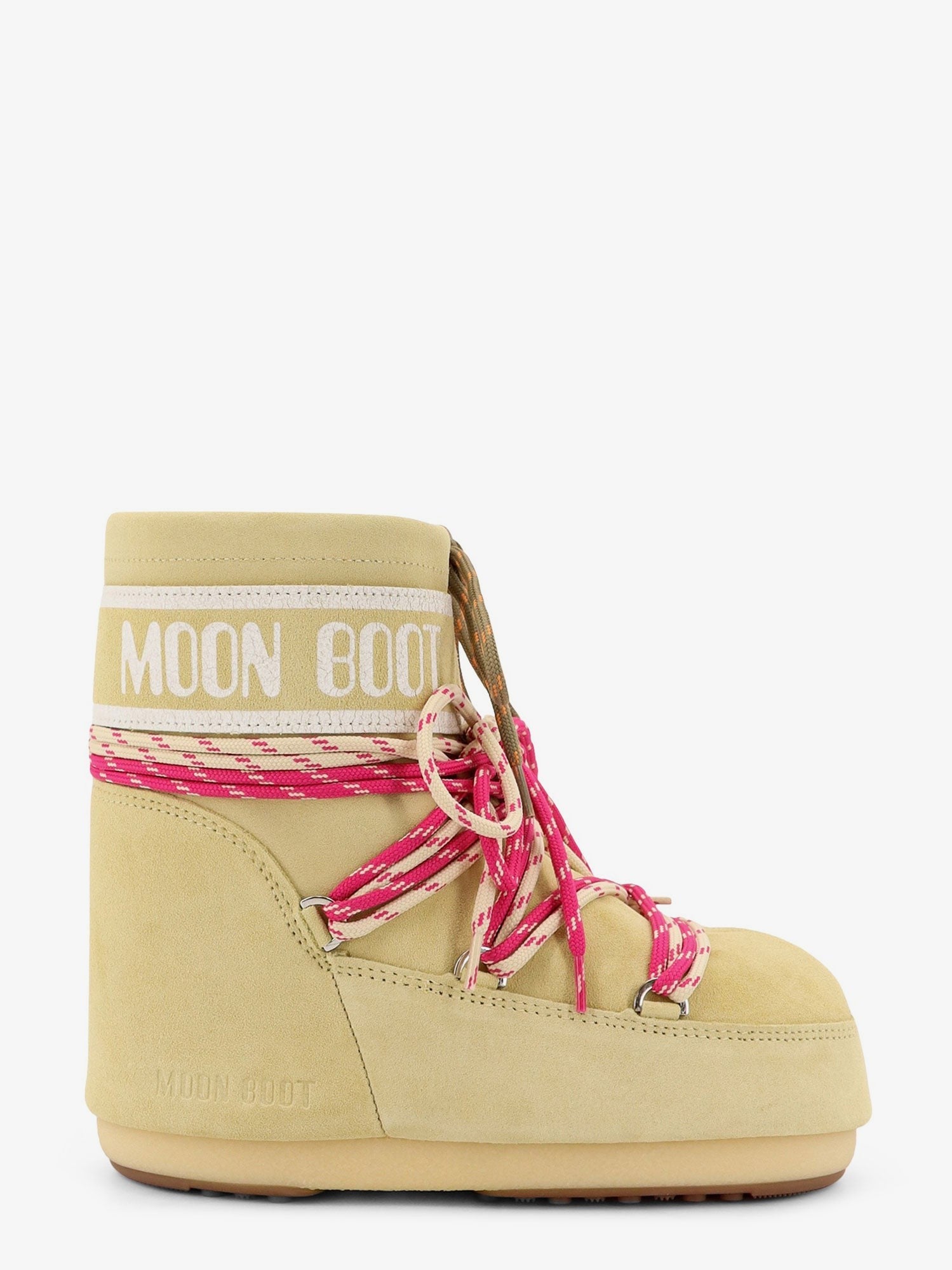 Moon Boot Women's Icon Low Suede Boots Yellow Moon Boot