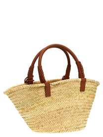 Alanui Icon Palm Leaf Big Handbag Brown