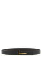 Tom Ford Icon Reversible Belt Gold, view 2