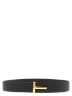 Tom Ford Icon Reversible Belt Gold, view 2