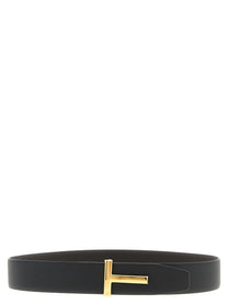 Tom Ford Icon Reversible Belt Gold
