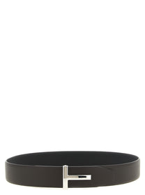 Tom Ford Icon Reversible Belt Gold