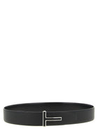 Tom Ford Icon Reversible Belt Black