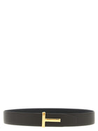 Tom Ford Icon Reversible Belt Gold
