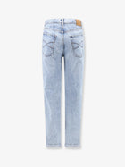 Brunello Cucinelli Men's Iconic Fit Jeans Blue, view 2