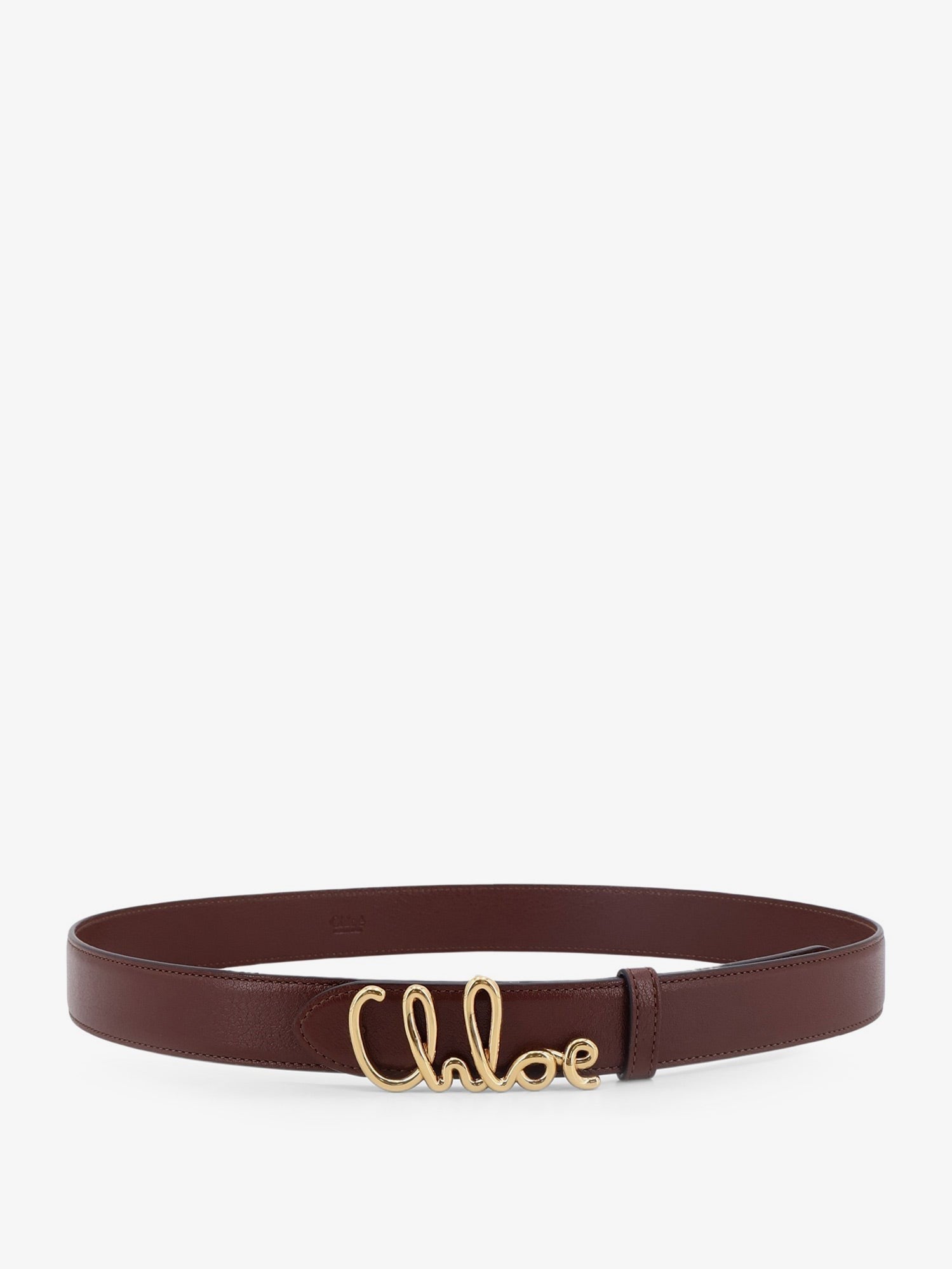 Chloé Women's Iconic Leather Belt Brown