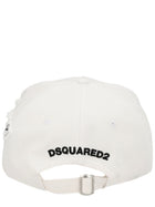 Dsquared2 Men's Iconique Baseball Hat White, view 2
