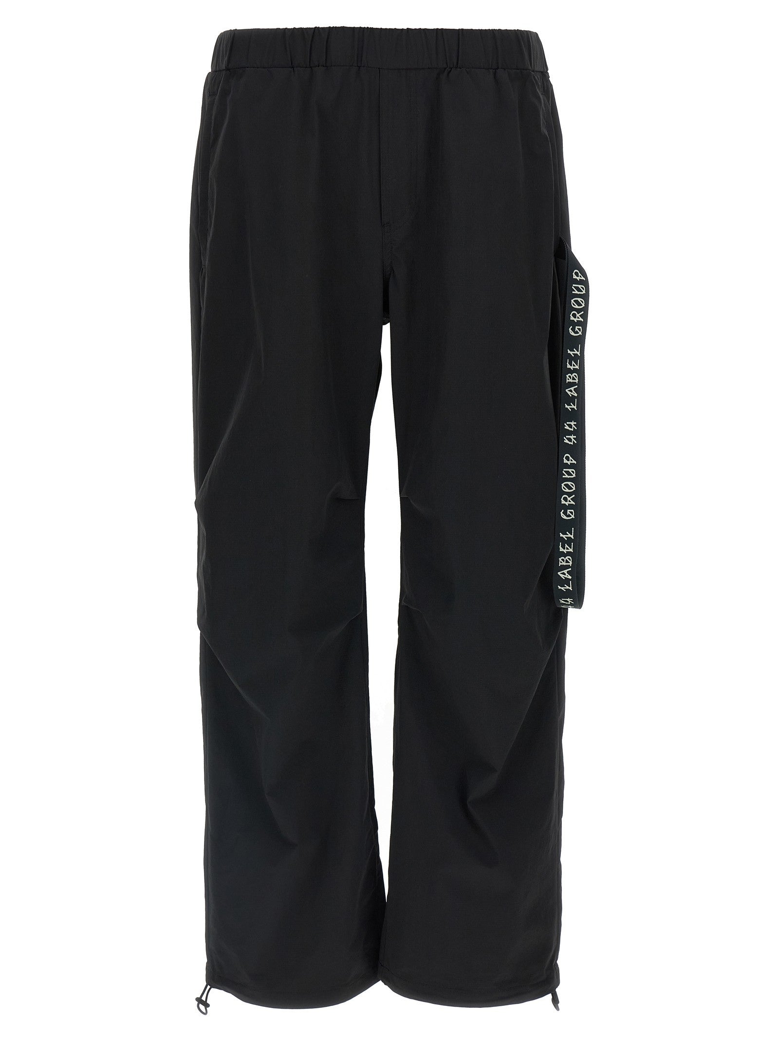 44 LABEL GROUP Id Drawsting Pants Black
