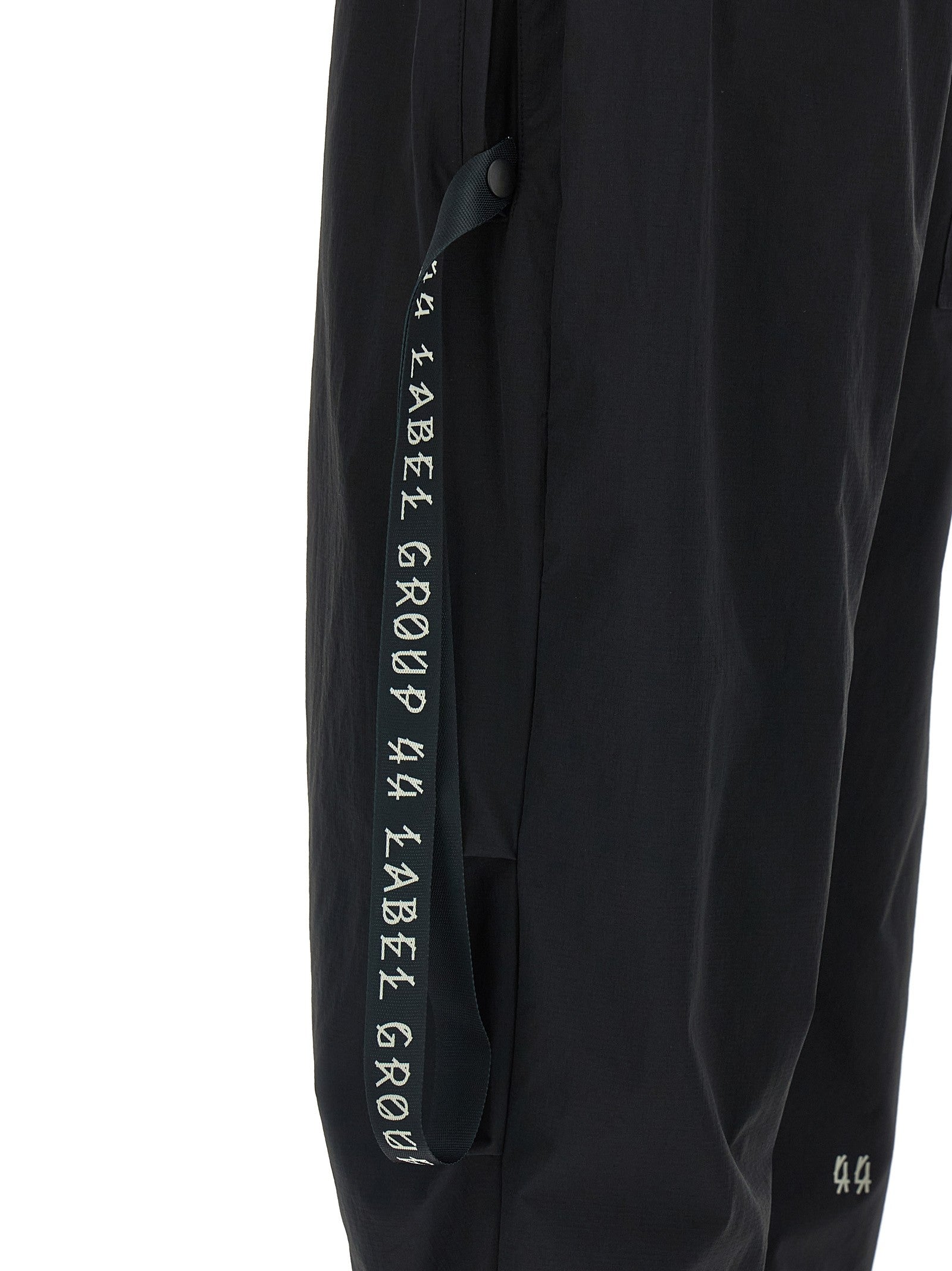 44 LABEL GROUP Id Drawsting Pants Black