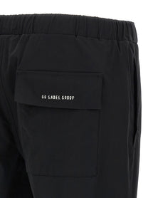 44 LABEL GROUP Id Drawsting Pants Black