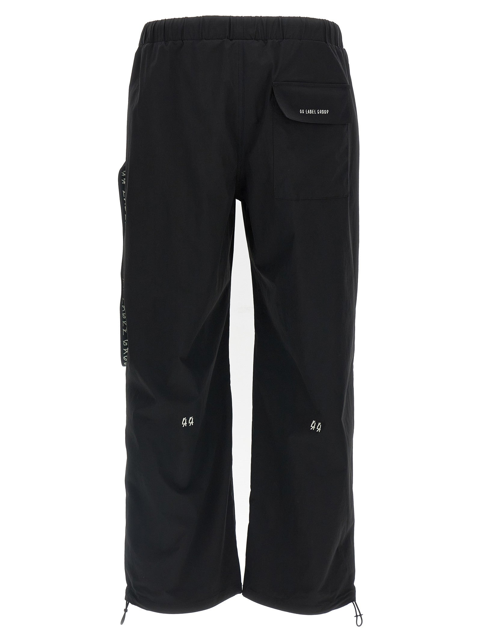 44 LABEL GROUP Id Drawsting Pants Black