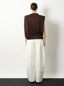Soeur Women's Idris Organic Cotton Top Brown