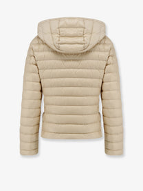 Moncler Women's Igelhood Recycled Longue Saison Short Down Jacket Pink