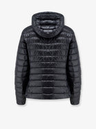 Moncler Women's Igelhood Recycled Longue Saison Short Down Jacket Black, view 2
