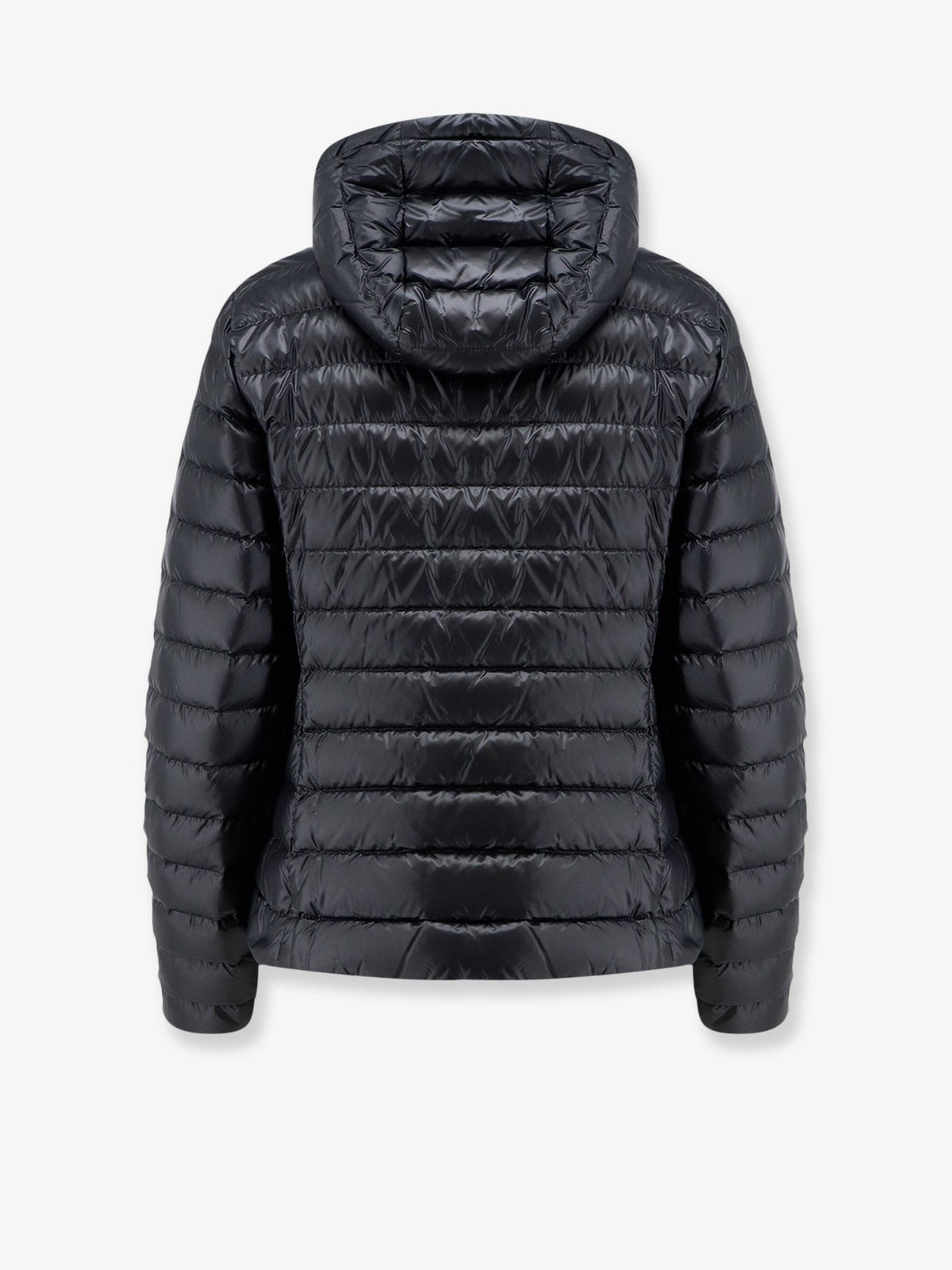 Moncler Women's Igelhood Recycled Longue Saison Short Down Jacket Black, view 2