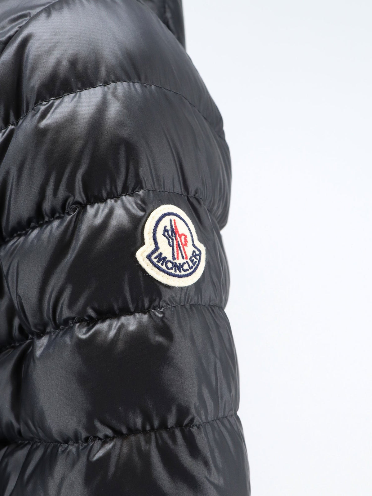 Moncler Women's Igelhood Recycled Longue Saison Short Down Jacket Black, view 3