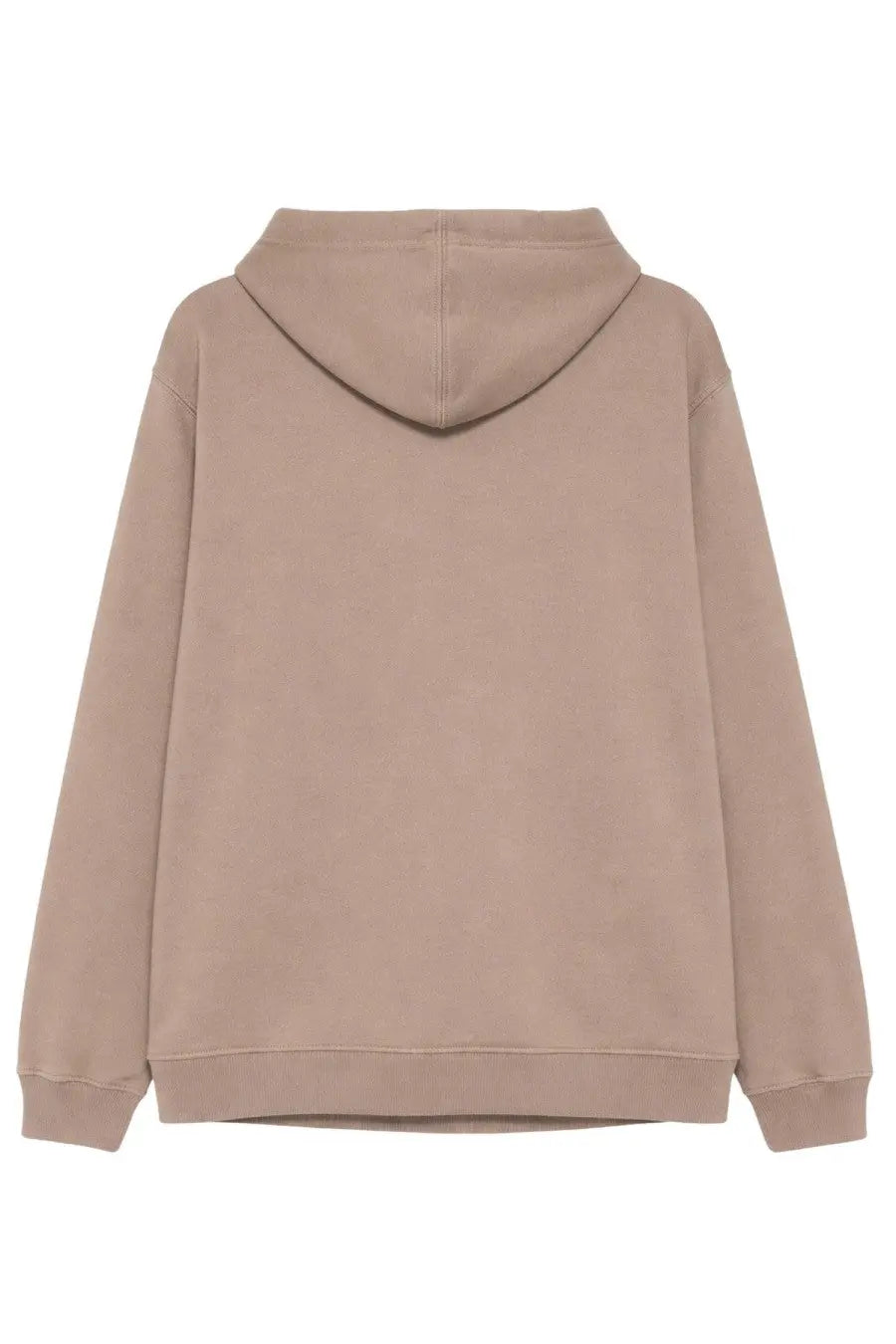 Ih Nom Uh Nit men’s beige oversized hoodie with soft relaxed fit and ribbed cuffs made from felpa material