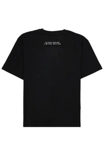 Ih nom uh nit men’s black short-sleeved cotton t-shirt showing white black series limited edition text on back