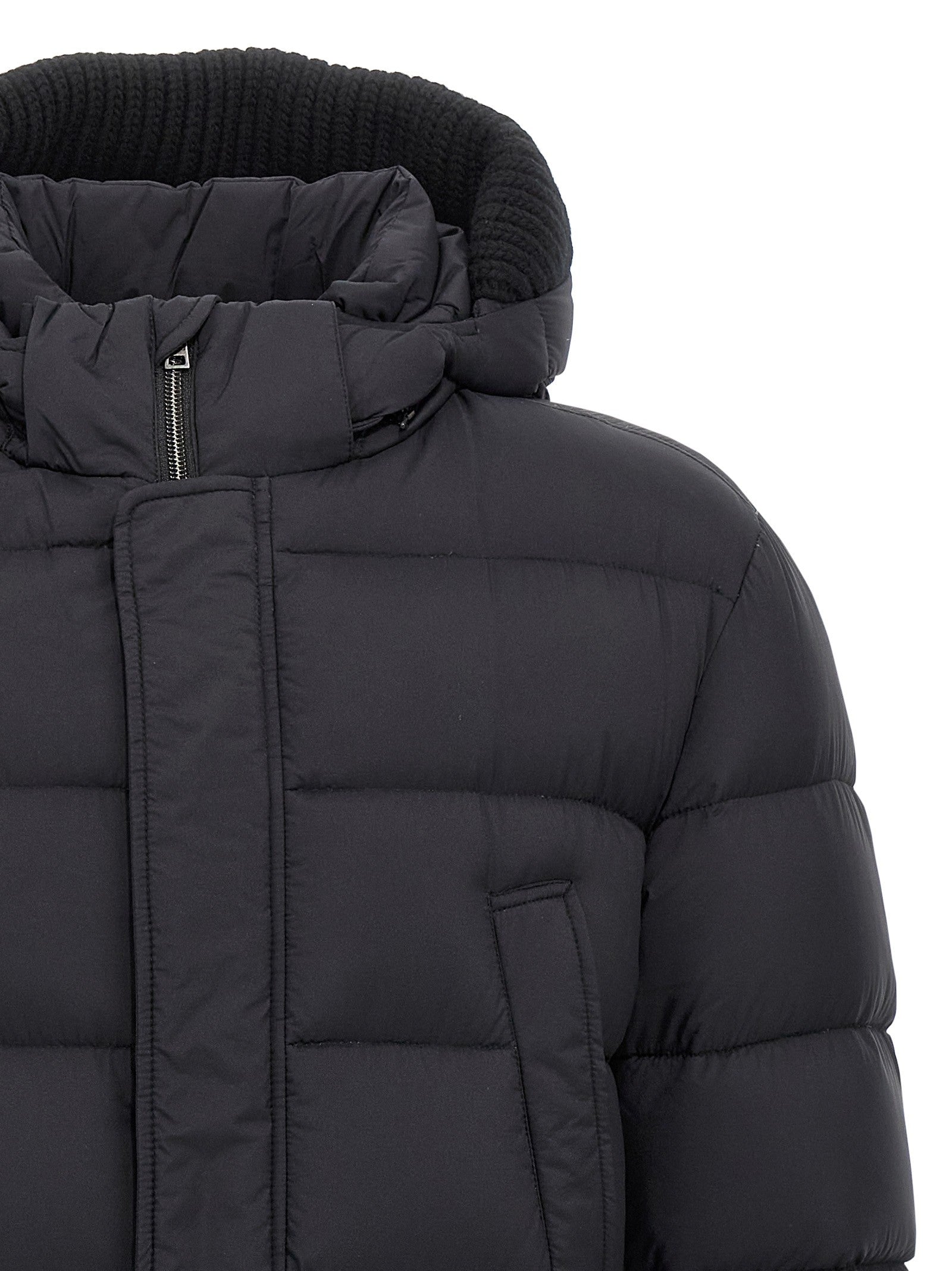 Herno Il Parka Down Jacket Black