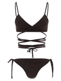 The Attico Il Primo Bagno Bikini Brown