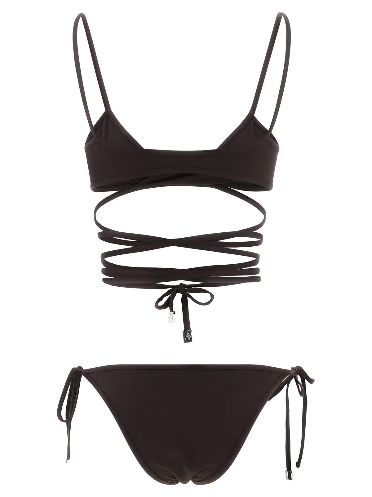 The Attico Il Primo Bagno Bikini Brown