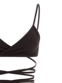 The Attico Il Primo Bagno Bikini Brown