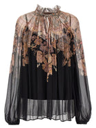 Zimmermann Illustration Billow Blouse Gold
