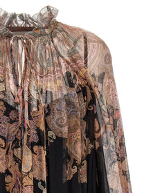 Zimmermann Illustration Billow Blouse Gold, view 3