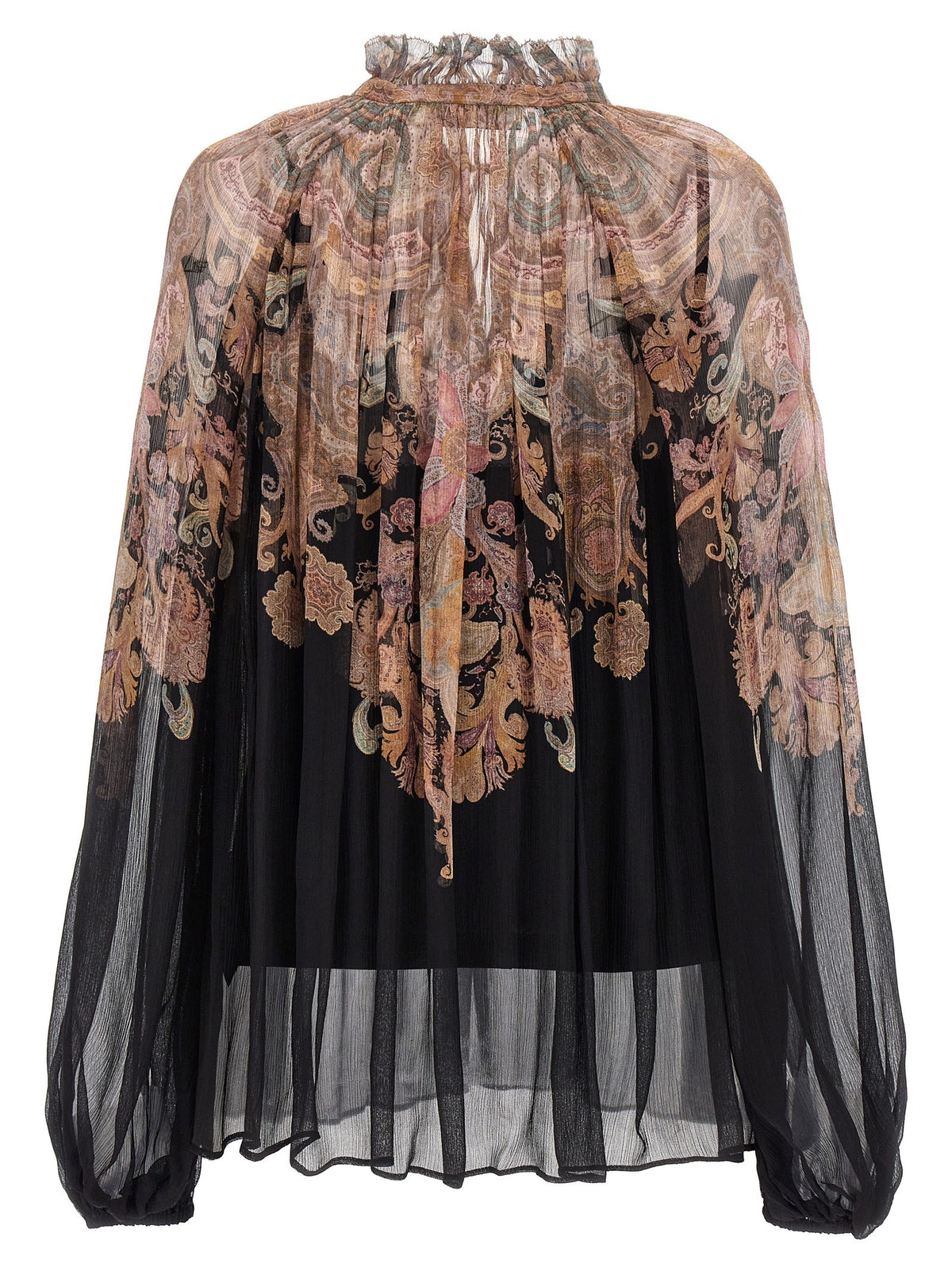 Zimmermann Illustration Billow Blouse Gold, view 2