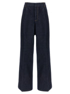 Zimmermann Illustration Denim Jeans Blue