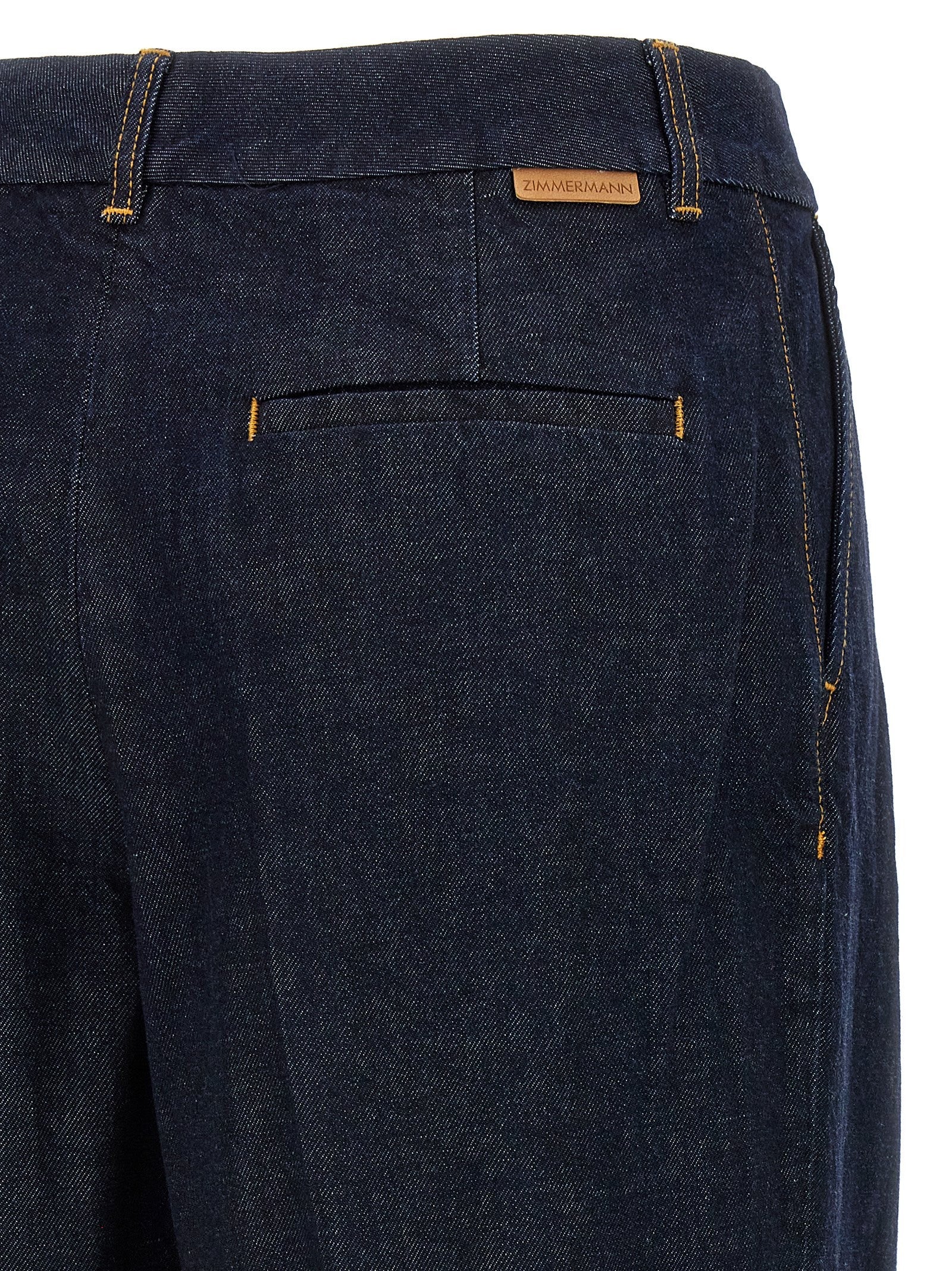 Zimmermann Illustration Denim Jeans Blue