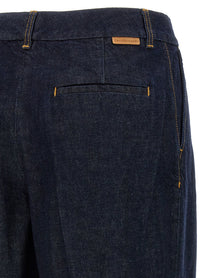 Zimmermann Illustration Denim Jeans Blue