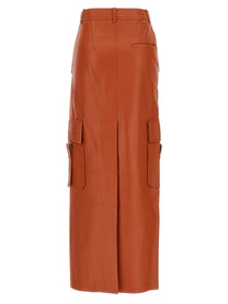 Zimmermann Illustration Midi Skirt Orange