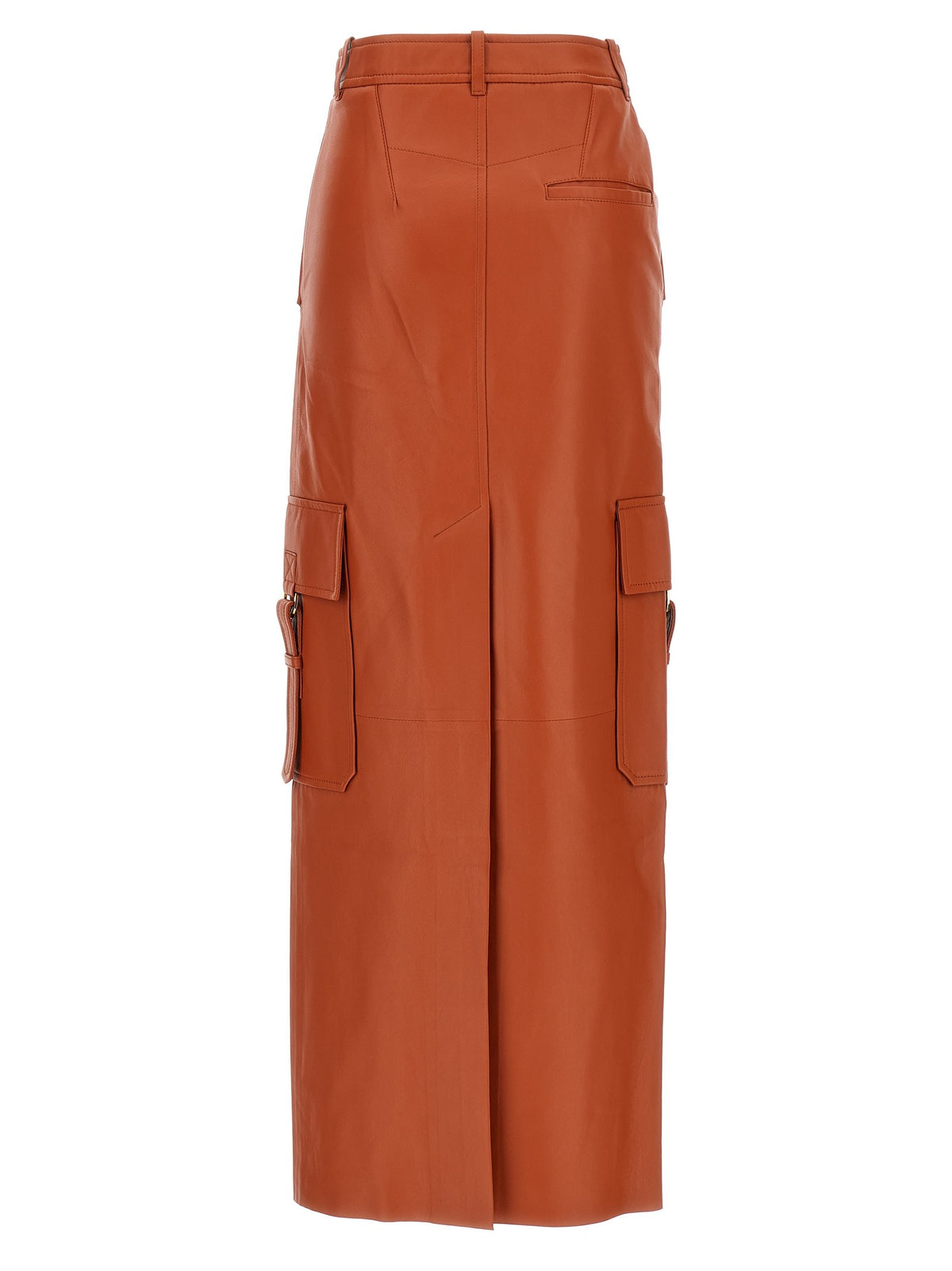 Zimmermann Illustration Midi Skirt Orange, view 2